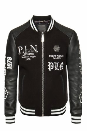 Jacket with a leather finish, zdjęcie 1 Jacket with a leather finish od Philipp Plein